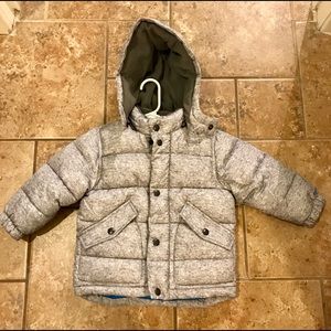 Gap 2t boys nwot puffer jacket in silvery gray