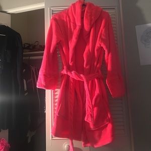 Bright Pink Bath Robe