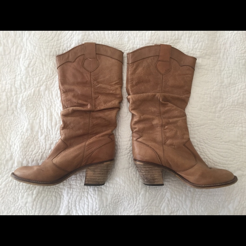 🔥Price Drop! Tan Steve Madden Cowboy Boots
