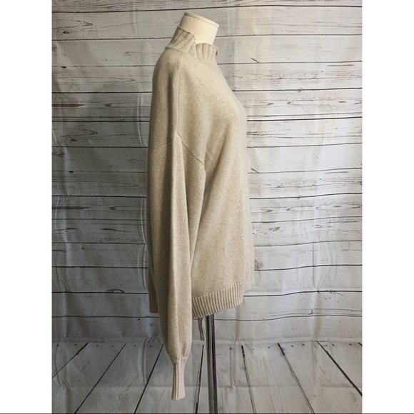 Michael Kors Large mock neck sweater oatmeal/beige - Picture 2 of 8