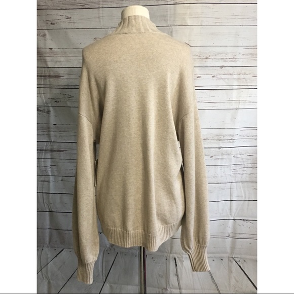 Michael Kors Large mock neck sweater oatmeal/beige - Picture 3 of 8