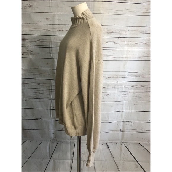 Michael Kors Large mock neck sweater oatmeal/beige - Picture 4 of 8