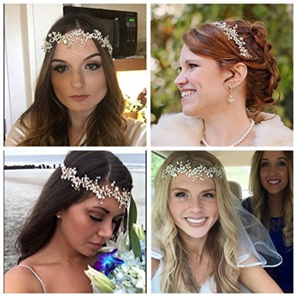 Faybox Handmade Crystal Head Band