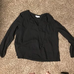 Black boho top L.O.G.G. 8