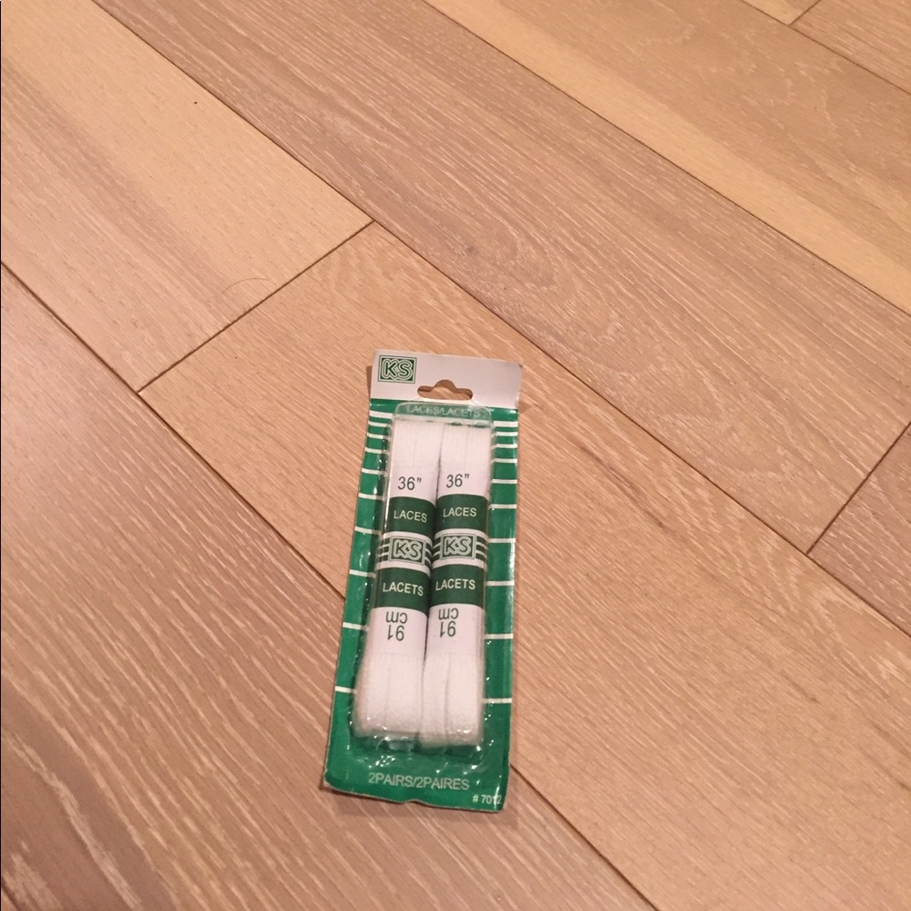 36” Shoe Lace(One Pair) WHITE