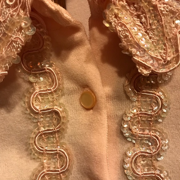 Vintage 60’s pink cardi. 1 of kind mint cond. - Picture 3 of 4