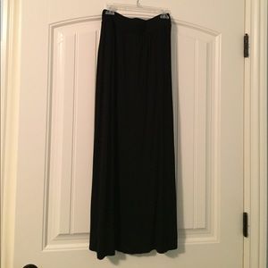 Long black skirt