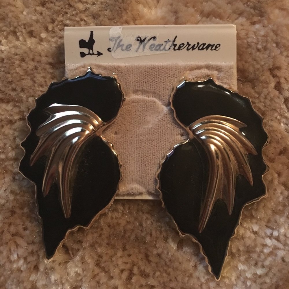 Vintage metal earrings