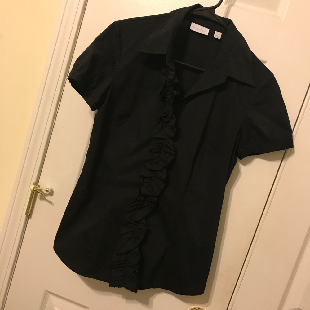 NYC Black Button Down