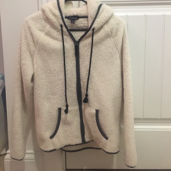 fuzzy jacket american eagle