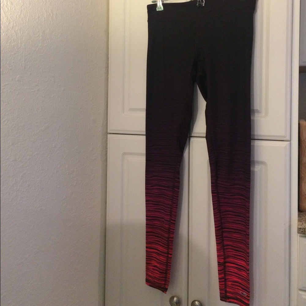 Champion ombré tiger stripe workout leggings