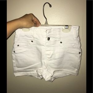 Girls’ Justice high wasted jean shorts