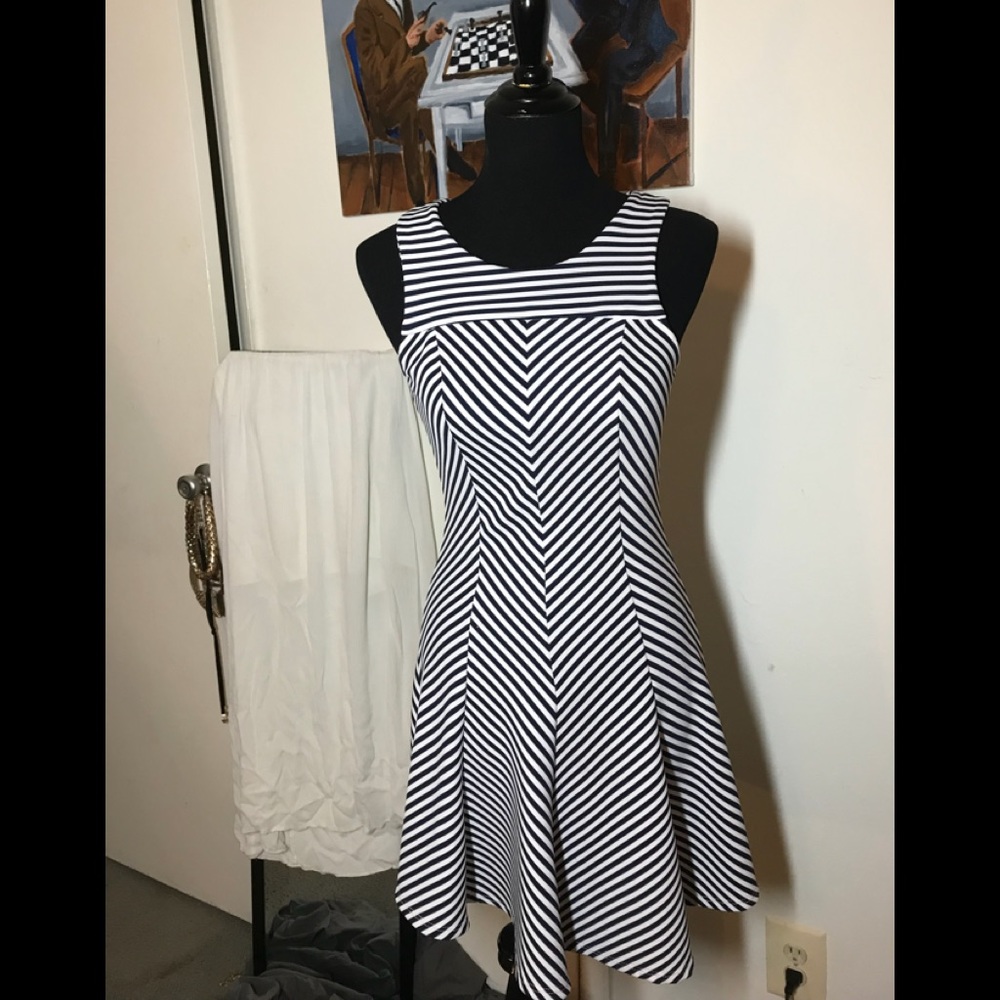 Nautical skater Dress