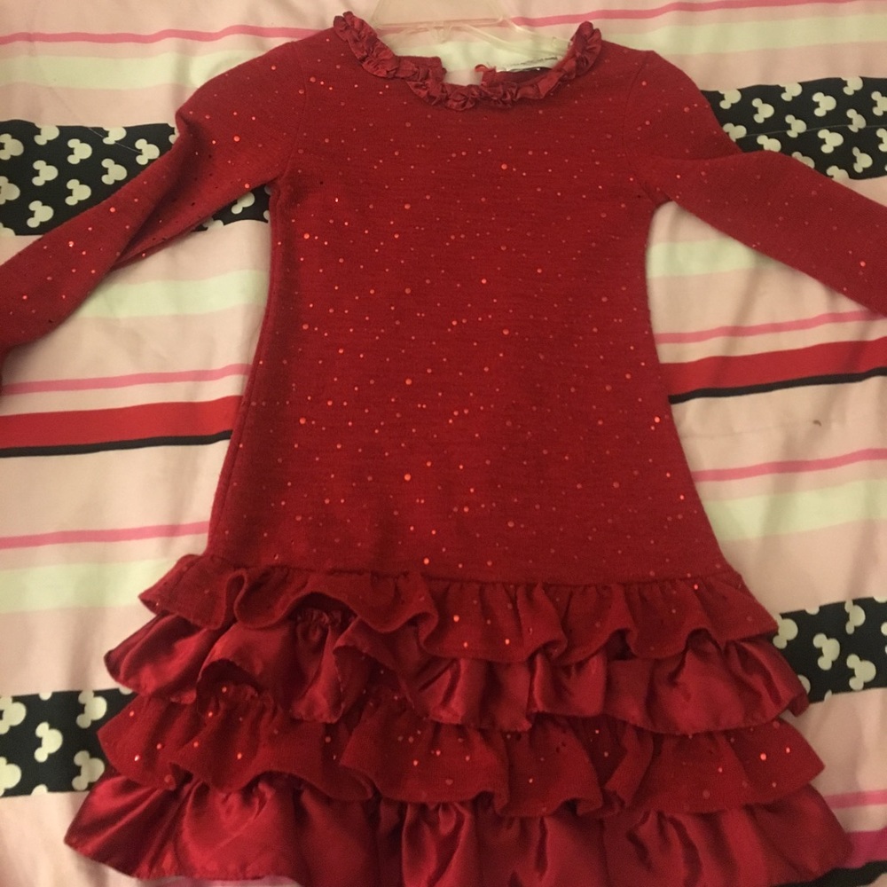 Girls Red Dress