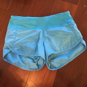 Lululemon Speed Short 2.5in Size 2 Bright Blue