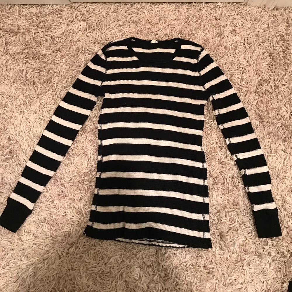 J. Crew crew neck thermal long sleeve tee