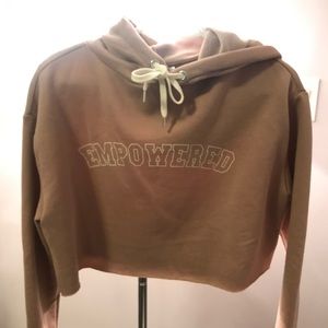 Crop hoodie, brand new never worn