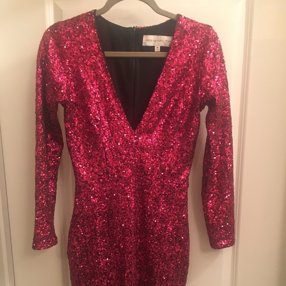 Red Cocktail Dress - Picture 1 of 5