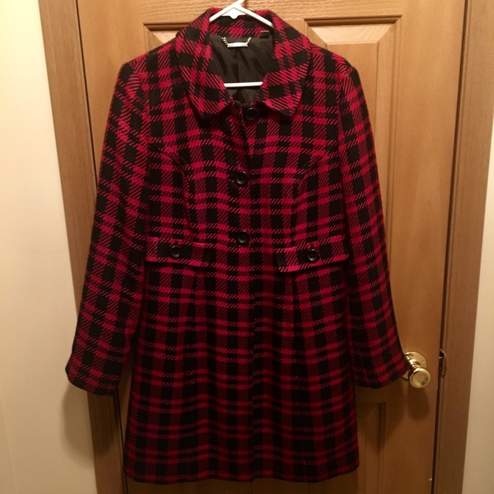 APT 9 Houndstooth Winter Dress/Casual Coat