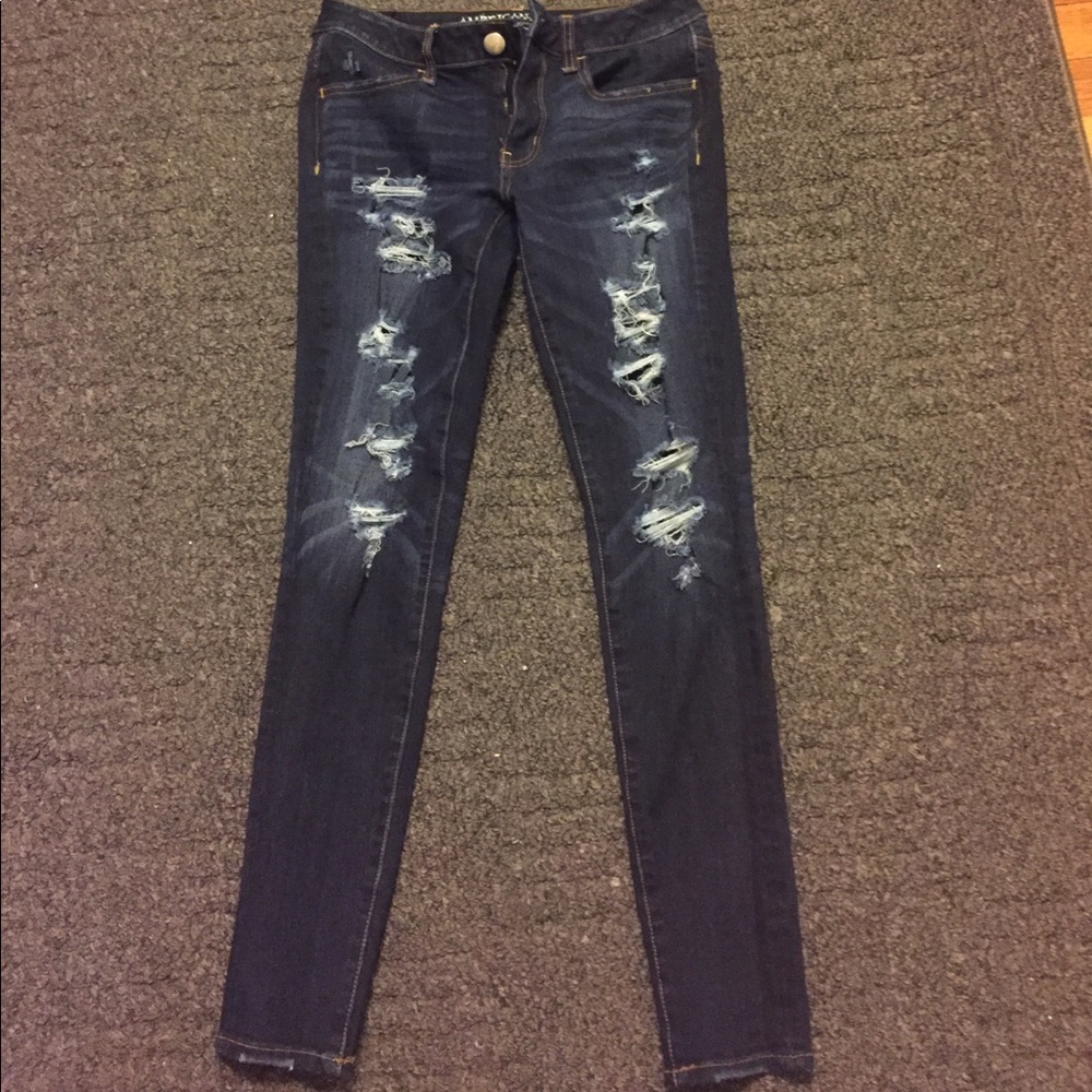 American Eagle Dark Skinny Jeans