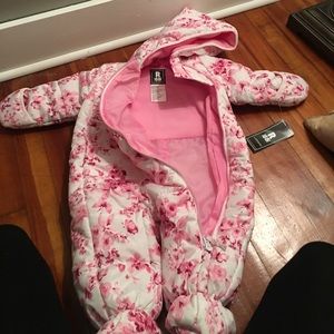 Baby girls snowsuit