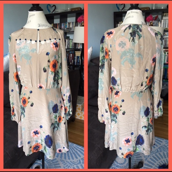 ♥️SOLD♥️NWOT- Ottoman Poppies Dress - Picture 2 of 2