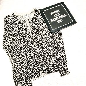 Old Navy Animal Print Cardigan Size Small