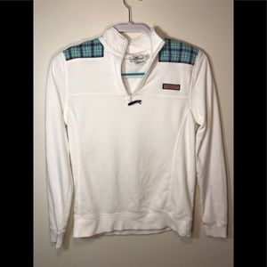 Vineyard Vines Quarter Zip Shep Sweater Quilt