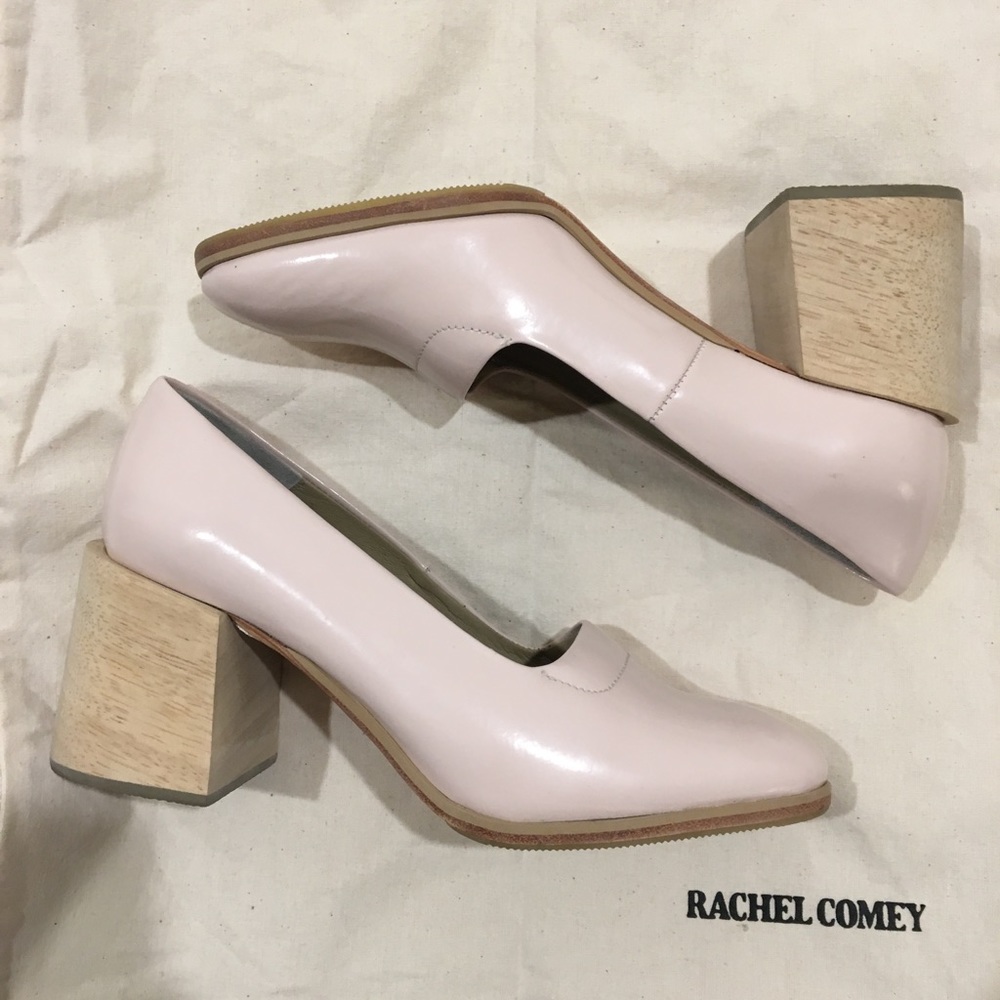 Rachel Comey wood heel mules sz 7 - Picture 1 of 4