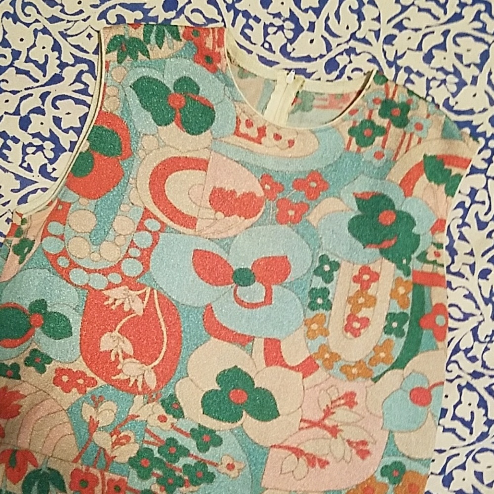 Vintage floral tank