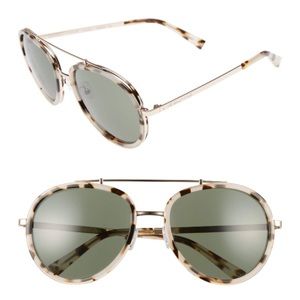 Kendall + Kylie Tortoiseshell Aviator Sunglasses
