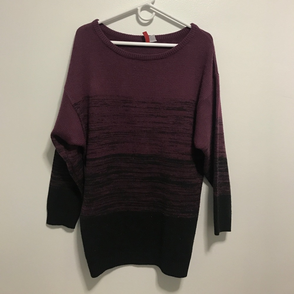 Maroon oversized sweater