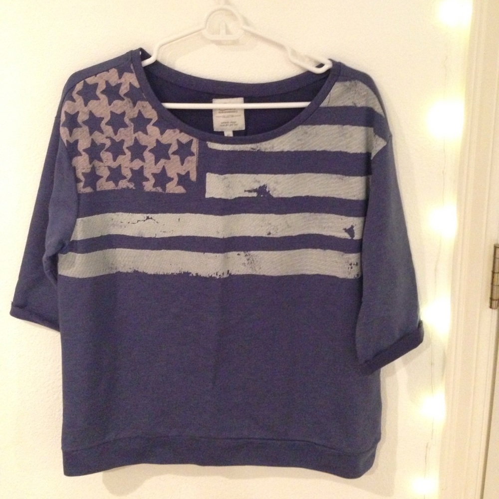 Clockhouse sweatshirt: quarter length sleeve's