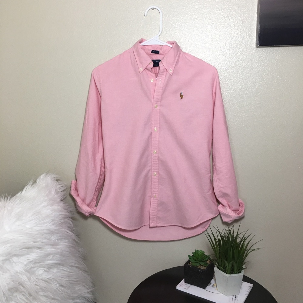 POLO RALPH LAUREN Slim Fit Oxford Button Shirt