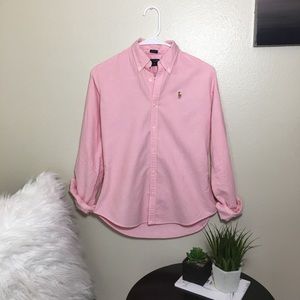 POLO RALPH LAUREN Slim Fit Oxford Button Shirt