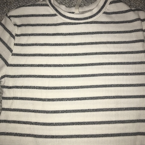 Stripe Ruffle Top - Picture 2 of 5