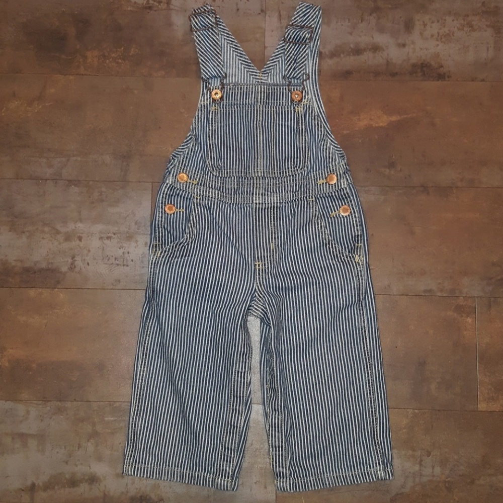 Conductor style bib overalls