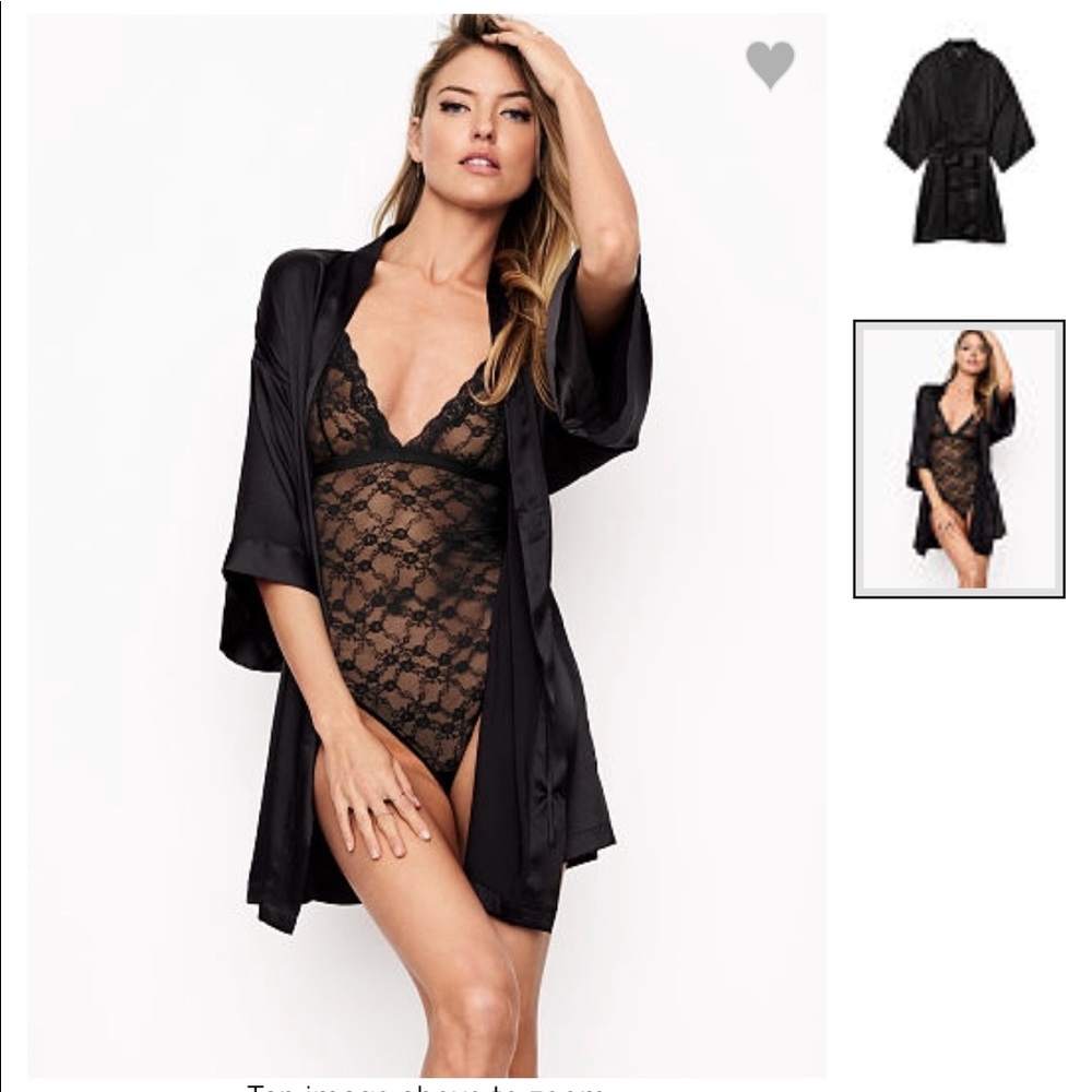 Victoria’s Secret satin robe