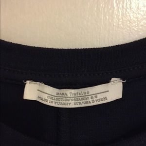 Easy navy cotton mini dress!