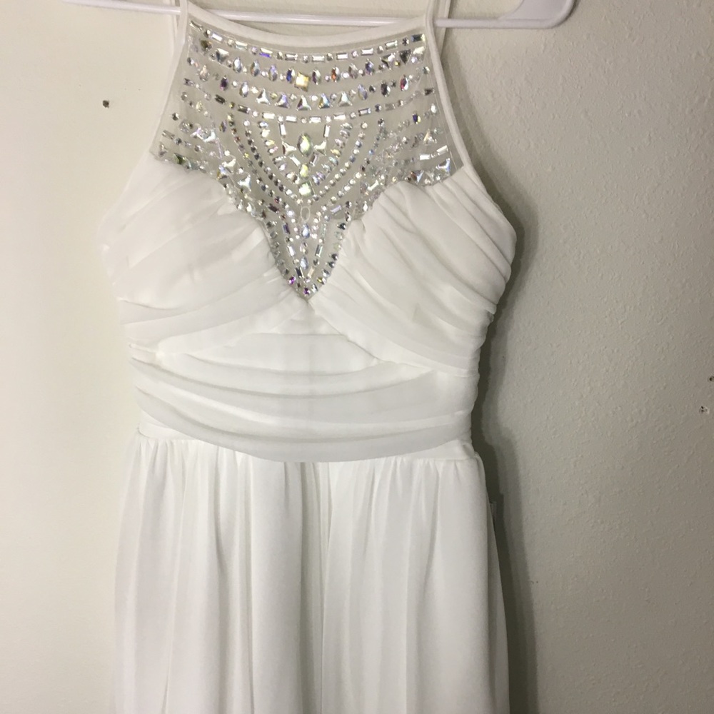 white homecoming dress