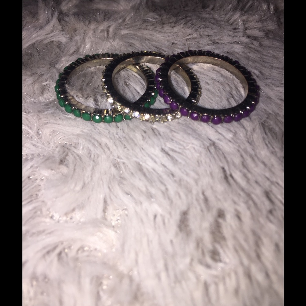 💟 NWOT Jeweled Rings