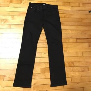 Hudson Tilda Midrise Black Jeans Size 29