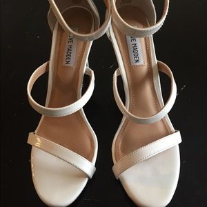 White Steve Madden Pumps