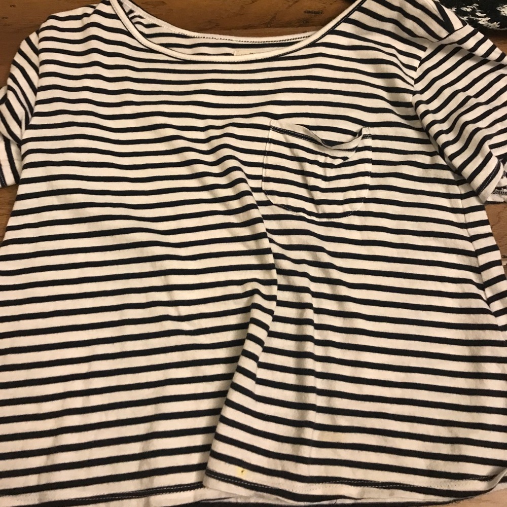 Abercrombie kids striped shirt