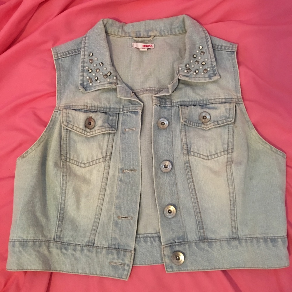 Jean studded jacket ( Denim )