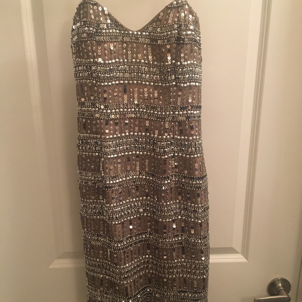 Silver Cocktail Dress