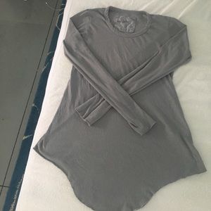 Frank & Eileen Tee lab long sleeve shirt. Grey