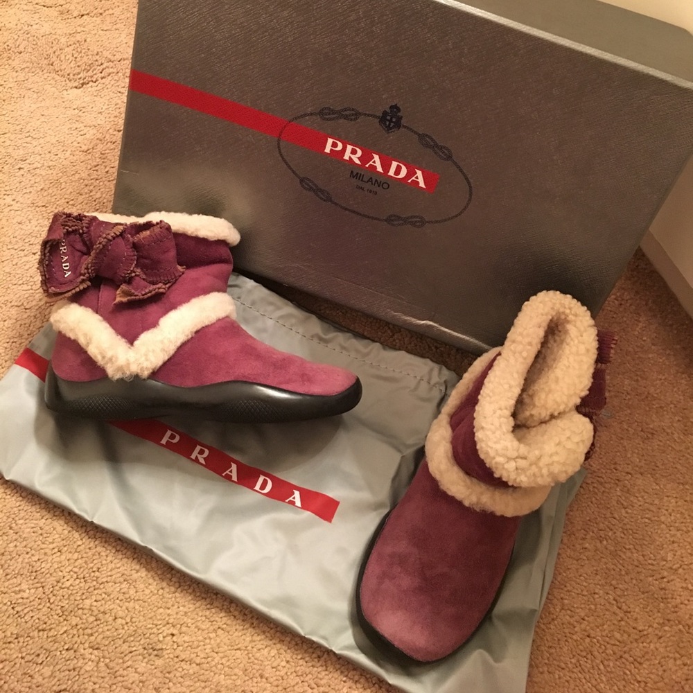 PRADA kids winter boots