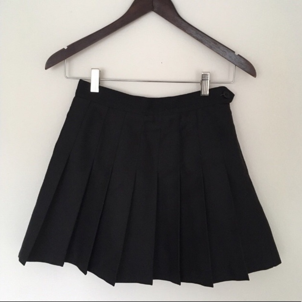 Black American Apparel Tennis Skirt