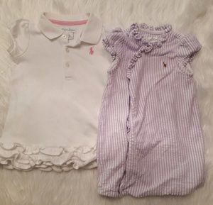Ralph Lauren dress & onsie bundle